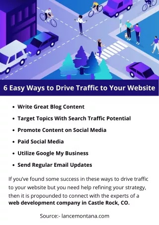 6 easy ways to drive traffic to your website