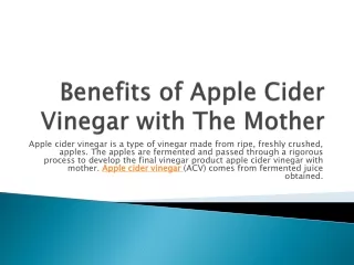 Buy Apple Cider Vinegar with Mother Amazon India
