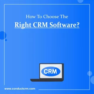 How to choose the right CRM software?