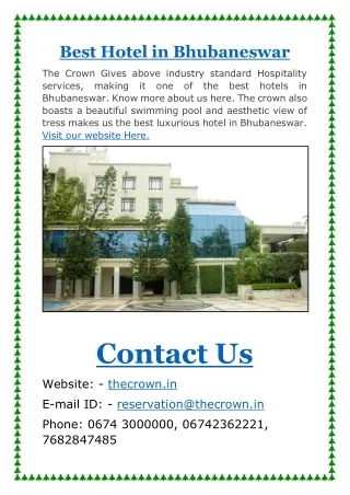 Hotel in Bhubaneswar