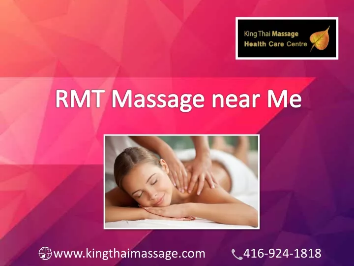 rmt massage near me