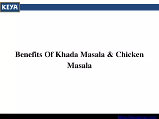 benefits of khada masala chicken masala