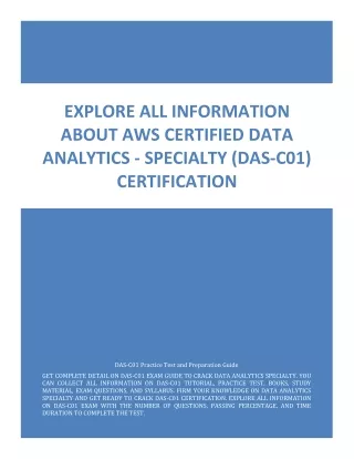 explore all information about aws certified data