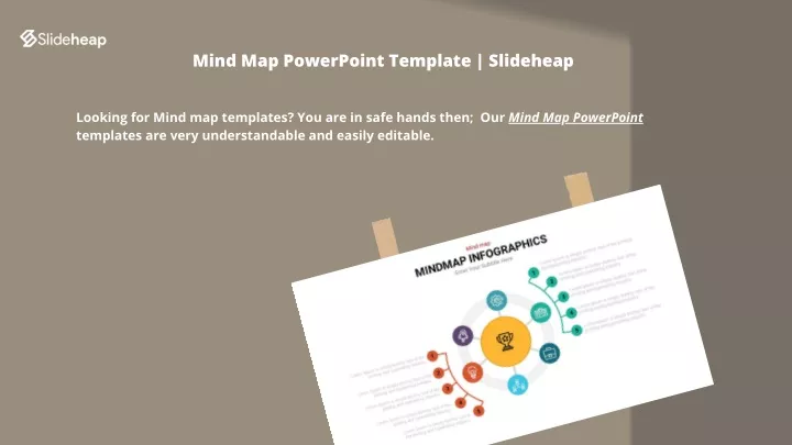 mind map powerpoint template slideheap