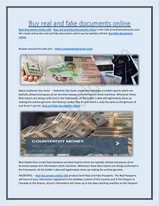 real documents online usa buy real and fake