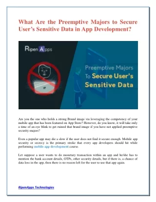 what are the preemptive majors to secure user