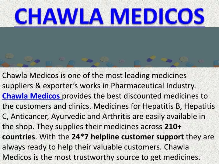chawla medicos