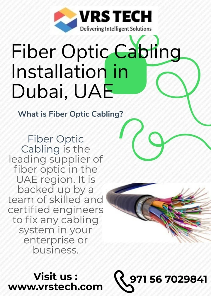 PPT - Services of Fiber Optic Cabling in Dubai, UAE. PowerPoint ...