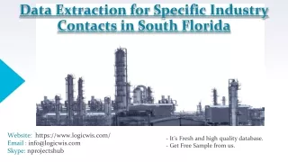 data extraction for specific industry contacts