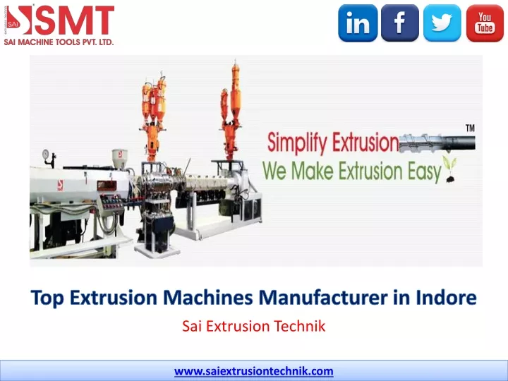 top extrusion machines manufacturer in indore