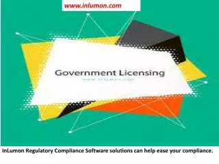 Government Licensing Software