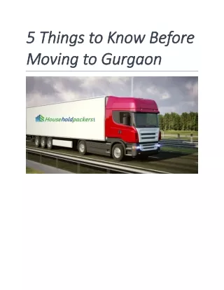 5 things to know before 5 things to know before