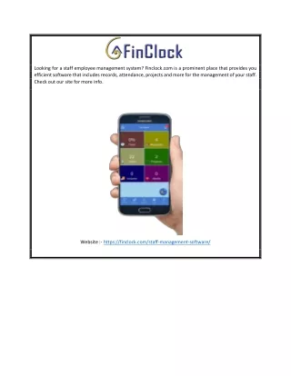 Employee Management System | Finclock.com