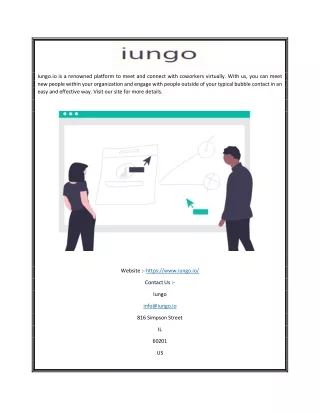 Connect With Coworkers Virtually | Iungo.io