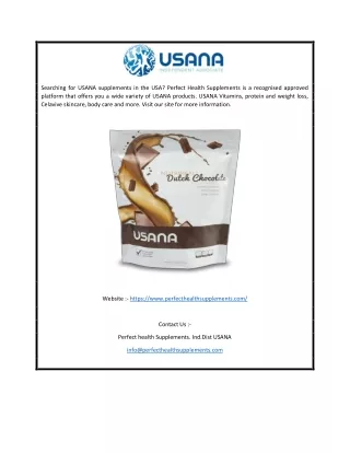 searching for usana supplements