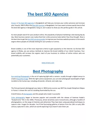 the best seo agencies
