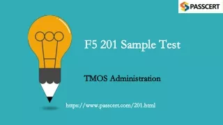 f5 201 sample test f5 201 sample test