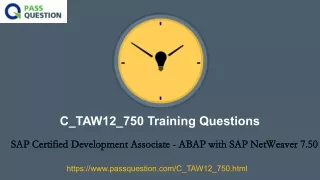 c taw12 750 training questions