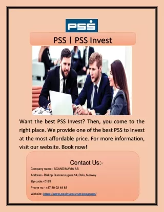pss pss invest