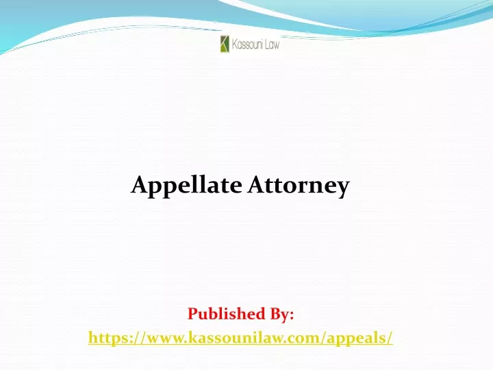 appellate attorney published by https www kassounilaw com appeals