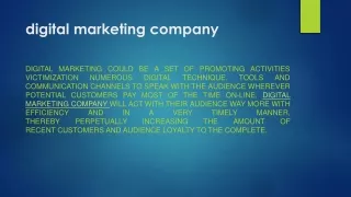 digital marketing company