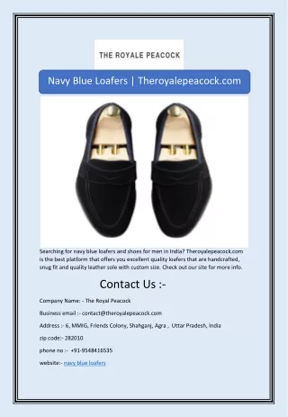 navy blue loafers theroyalepeacock com