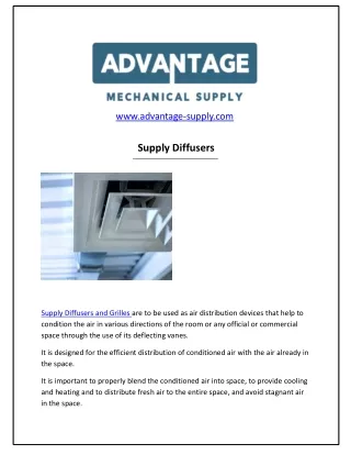 Advantage Mechanical Supply: HVAC Equipment, Products Online Store