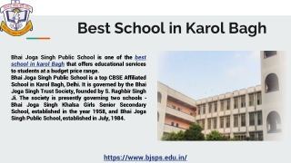 Best School in Karol Bagh on a Budget