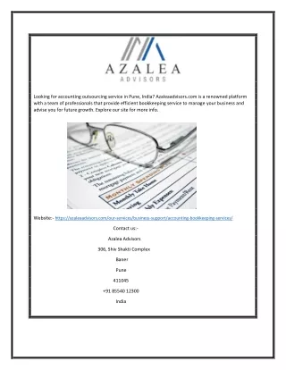 looking for accounting outsourcing service