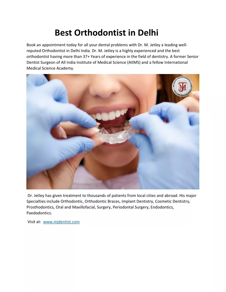 best orthodontist in delhi