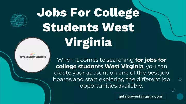 jobs for college students west virginia