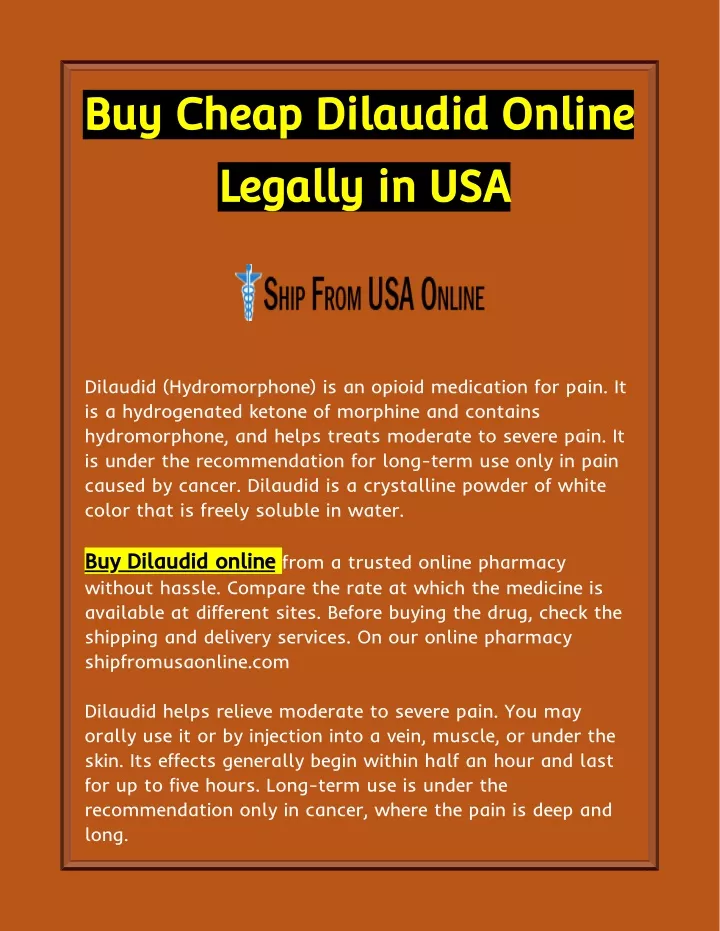 buy cheap dilaudid online