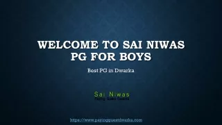 Sai Niwas- An experience of a home away from home