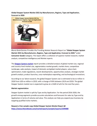 global stepper system market 2021