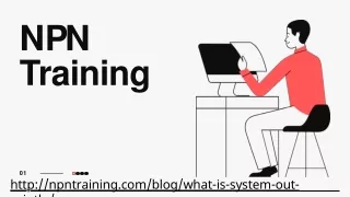 What exactly is System.out.println? NPN Training 