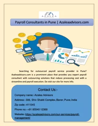 payroll consultants in pune azaleaadvisors com