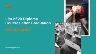 list of 20 diploma courses after graduation