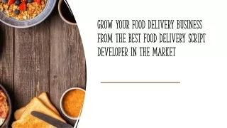 Advance Food ordering Marketplace script