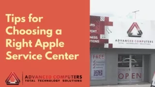 Tips for Choosing a Right Apple Service Center