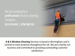 Window Cleaning North Birmingham