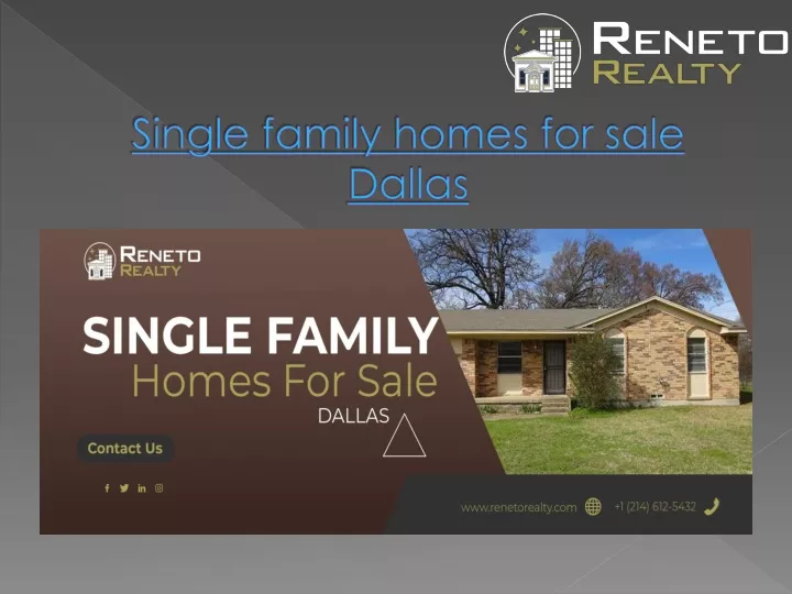 single family homes for sale dallas