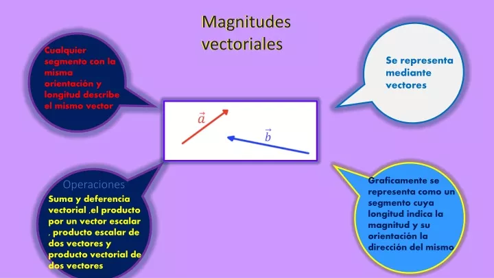 magnitudes vectoriales