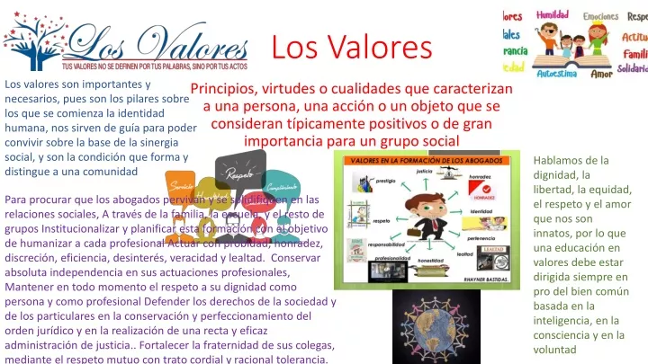 los valores