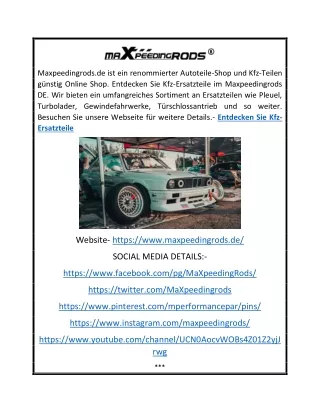 maxpeedingrods de ist ein renommierter autoteile