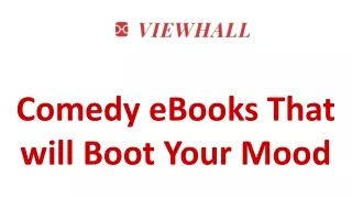 Comedy eBooks That will Boot Your Mood