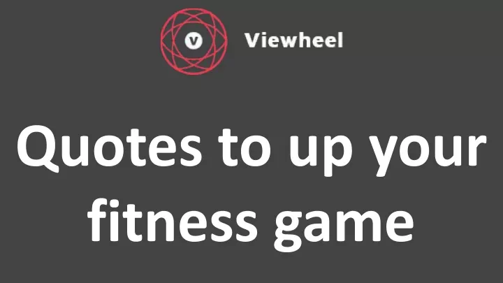 quotes to up your fitness game