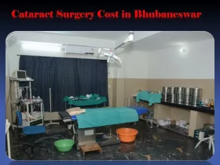Cataract Surgery Cost in Bhubaneswar
