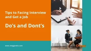tips to facing interview and get a job