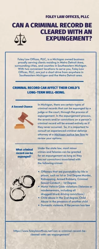 Can a Criminal Record be Cleared with an Expungement?