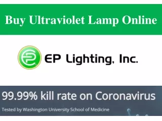 Buy Ultraviolet Lamp Online